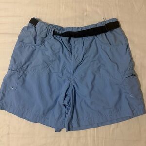 Columbia Women’s Blue Hiking Shorts with Belt Size 6